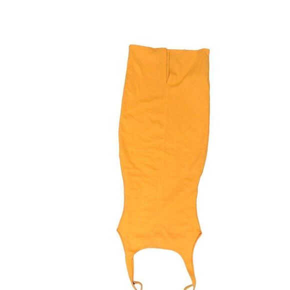 32. Zara Midi Dress With Straps Small Orange - Picture 6 of 8